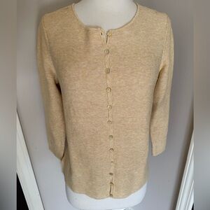 Monsoon organic cotton knit cardigan new!